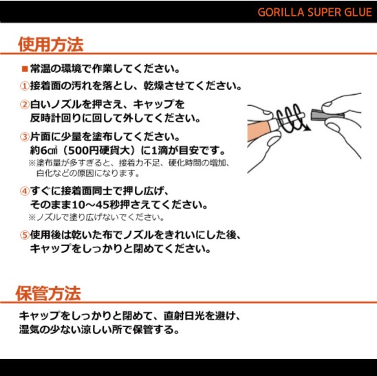 GORILLA　No.1771　ゴリラスーパーグルー　3g　1箱　20本入【呉工業　KURE／クレ】