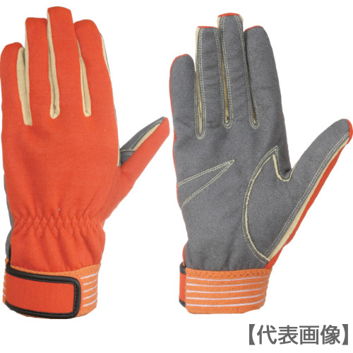 シモン　災害活動用保護手袋（アラミド繊維手袋）　ＫＧ－１２０オレンジ　（KG120-M）837-0869【（株）シモン】