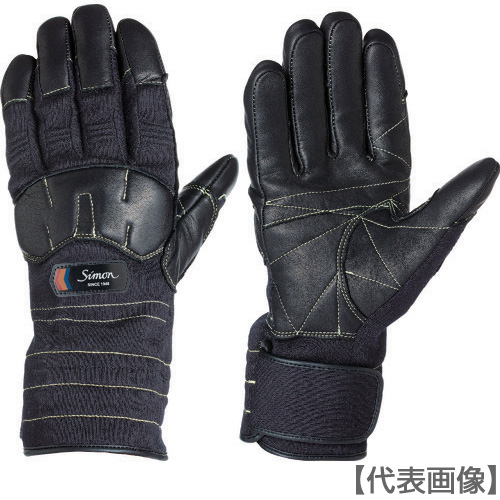 シモン　災害活動用保護手袋（アラミド繊維手袋）　ＫＧ－１８０　３Ｌ　（KG-180-3L）160-6210【（株）シモン】