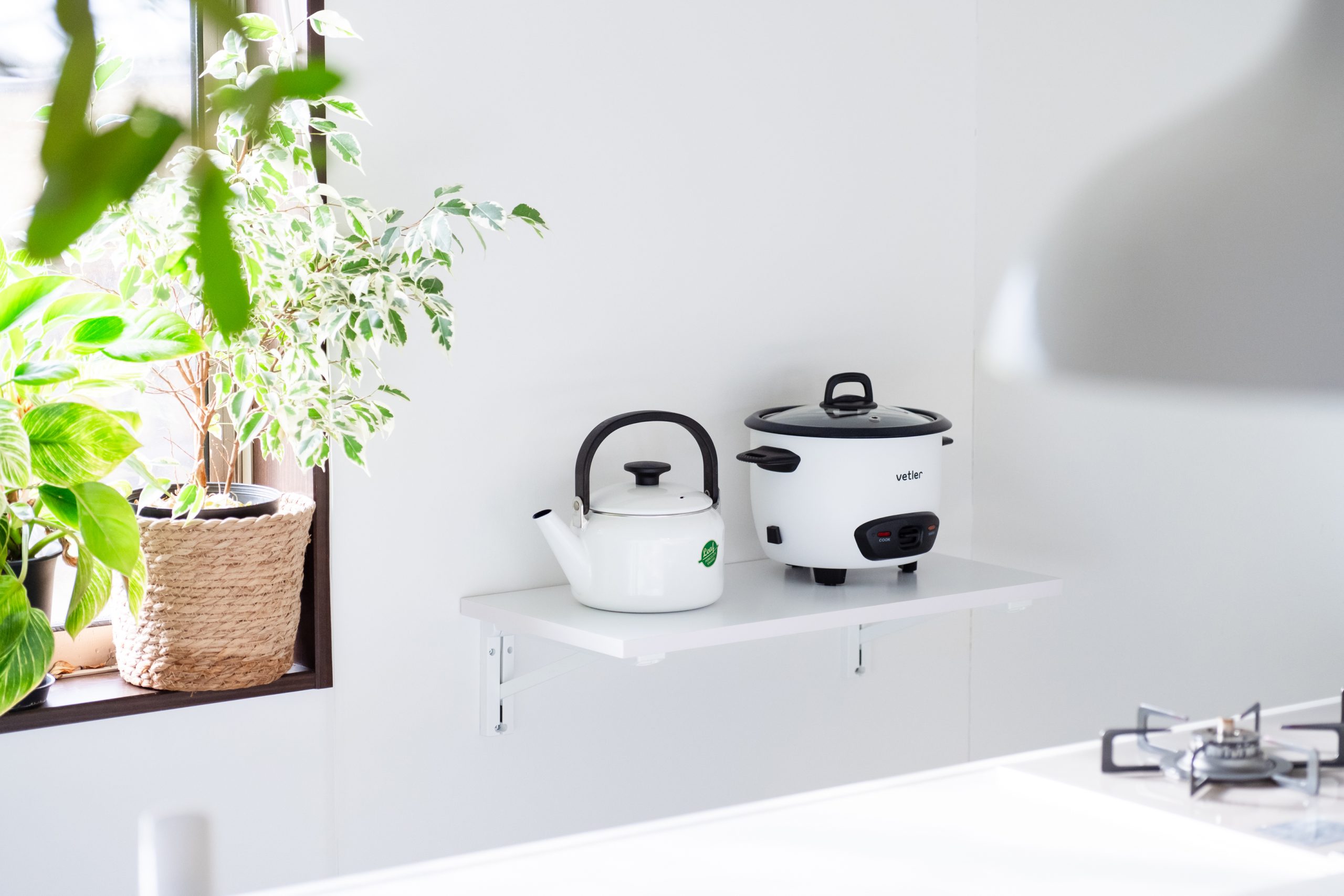 折りたたみ棚受 オレルノ　FDB-200W　ホワイト　2個入【SPG】