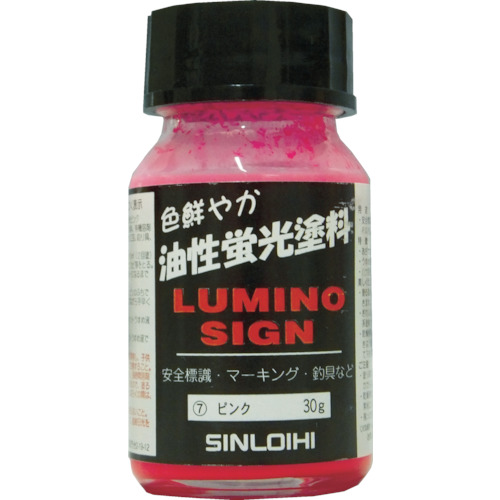 ルミノサイン　３０ｇ　ピンク　12本セット【シンロイヒ】