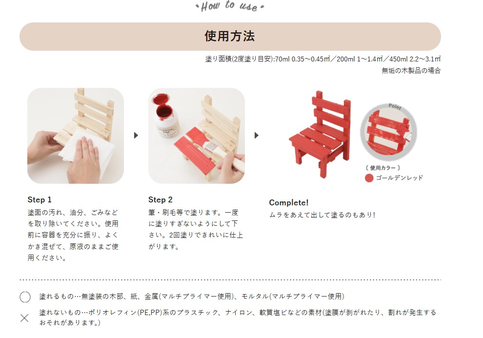 ミルクペイント 200ml スノーホワイト  3個セット【ターナー色彩】