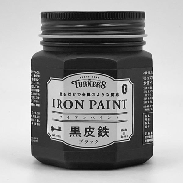 アイアンペイント　黒皮鉄　各色　200ml　3個セット【ターナー色彩】