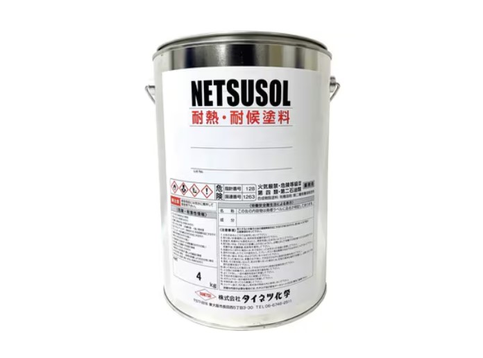 ネツゾール　Ｋ-600　ブラック　4Kg（上塗り）【タイネツ化学】