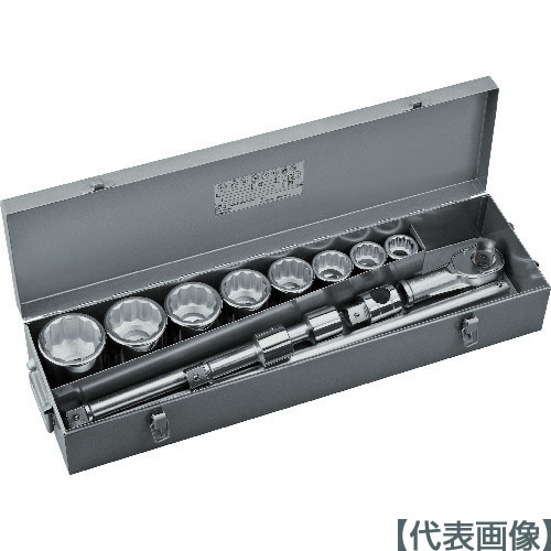 ＴＯＮＥ　ソケットレンチセット　差込角２５．４　１３点セット（240M）116-2501【ＴＯＮＥ（株）】