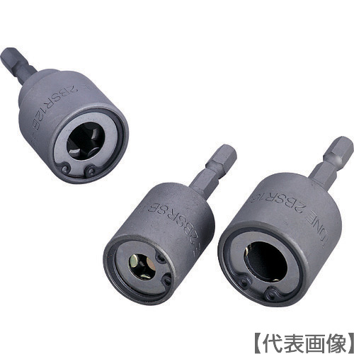 ＴＯＮＥ　充電式電動ドリル用全ねじソケット　１／４ｉｎｃｈ（2BSR-08B）810-9227【ＴＯＮＥ（株）】