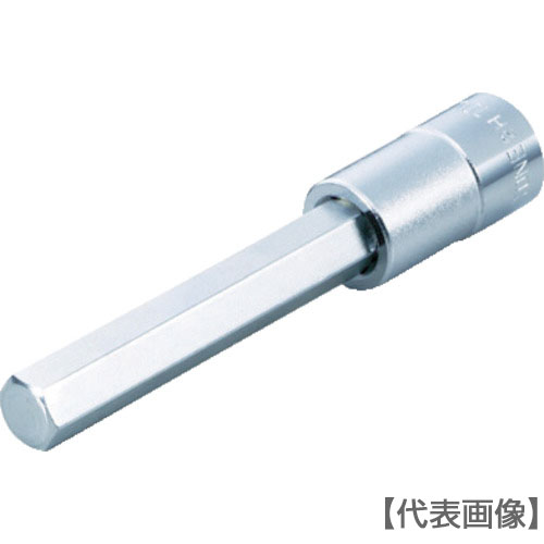 ＴＯＮＥ　ロングヘキサゴンソケット　４ｍｍ　長さ７８ｍｍ（2H-04L）387-5351【ＴＯＮＥ（株）】