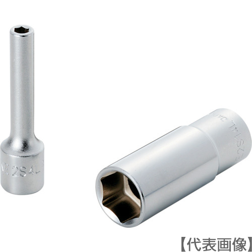 ＴＯＮＥ　ディープソケット（６角）　１１ｍｍ　全長５１ｍｍ（2S-11L）122-4212【ＴＯＮＥ（株）】