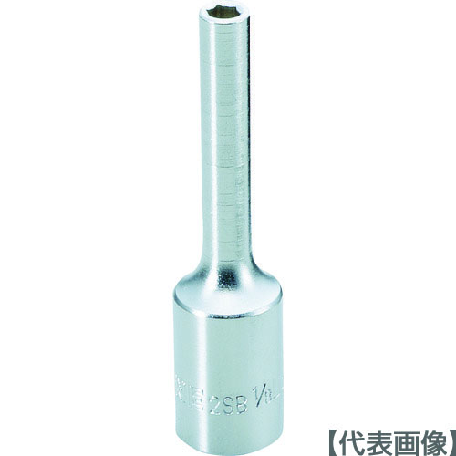 ＴＯＮＥ　ディープソケット　対辺寸法１／８インチ（2SB-04L）810-9623【ＴＯＮＥ（株）】