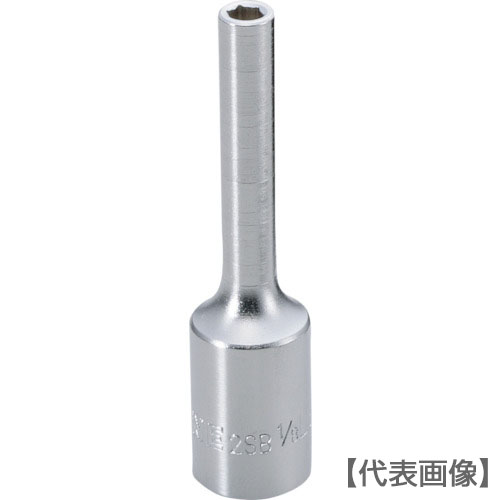 ＴＯＮＥ　ディープソケット　対辺寸法５／３２インチ（2SB-05L）810-9624【ＴＯＮＥ（株）】