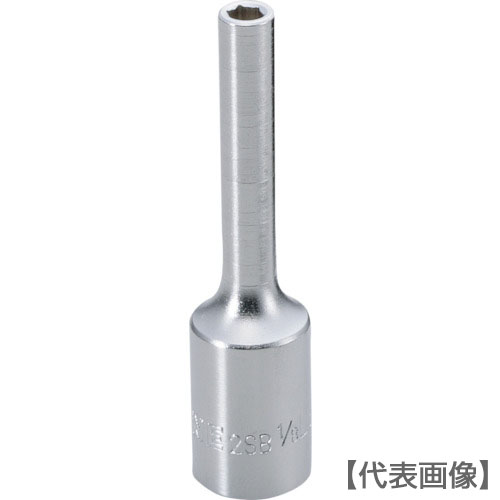 ＴＯＮＥ　ディープソケット　対辺寸法５／１６インチ（2SB-10L）810-9629【ＴＯＮＥ（株）】