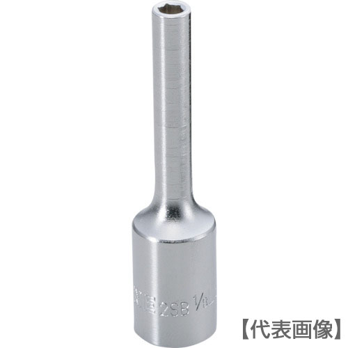 ＴＯＮＥ　ディープソケット　対辺寸法１１／３２インチ（2SB-11L）810-9630【ＴＯＮＥ（株）】