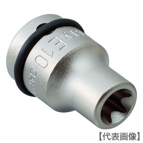 ＴＯＮＥ　インパクト用ヘックスローブソケット　トルクスソケット　Ｅ５　先端寸法４．７２ｍｍ（3ATX-E05）369-4771【ＴＯＮＥ（株）】