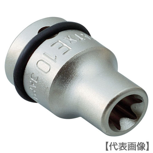 ＴＯＮＥ　インパクト用ヘックスローブソケット　トルクスソケット　Ｅ１１　先端寸法１０．０３ｍｍ（3ATX-E11）369-4828【ＴＯＮＥ（株）】