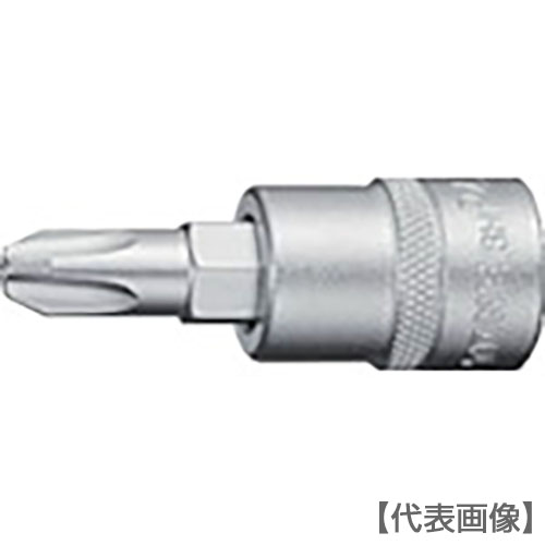 ＴＯＮＥ　ドライバービットソケット　（＋）Ｎｏ．４　差込角９．５ｍｍ（3H-P4）369-5166【ＴＯＮＥ（株）】