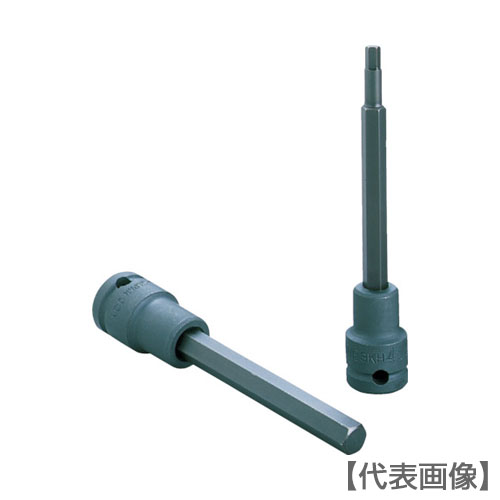 ＴＯＮＥ　ロングヘキサゴンソケット（強力タイプ）　４ｍｍ（3KH-04L）369-5182【ＴＯＮＥ（株）】