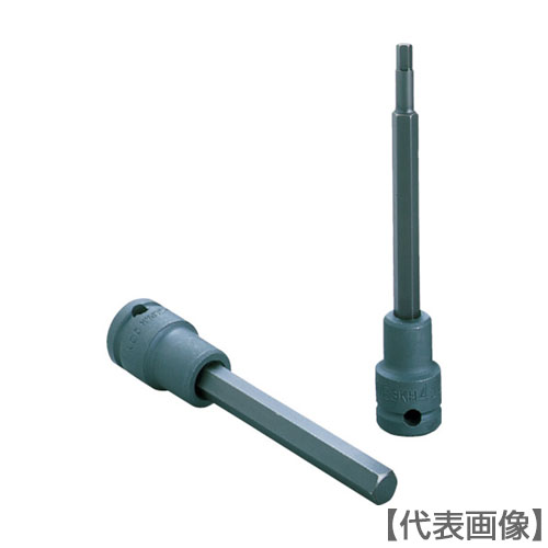 ＴＯＮＥ　ロングヘキサゴンソケット（強力タイプ）　５ｍｍ（3KH-05L）369-5212【ＴＯＮＥ（株）】