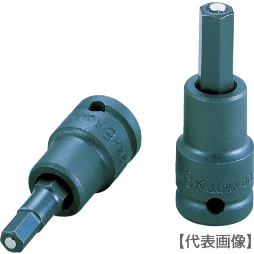 ＴＯＮＥ　ヘキサゴンソケット（マグネット付）　６ｍｍ（3KH-06K）369-5239【ＴＯＮＥ（株）】