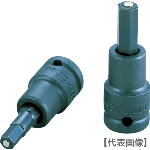 ＴＯＮＥ　ヘキサゴンソケット（マグネット付）　８ｍｍ（3KH-08K）369-5263【ＴＯＮＥ（株）】