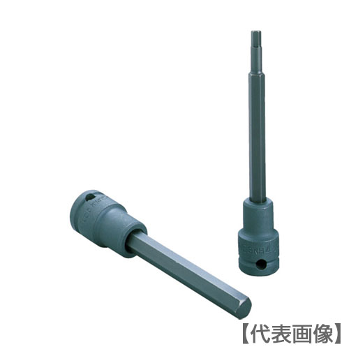 ＴＯＮＥ　ロングヘキサゴンソケット（強力タイプ）　１０ｍｍ（3KH-10L）369-5298【ＴＯＮＥ（株）】
