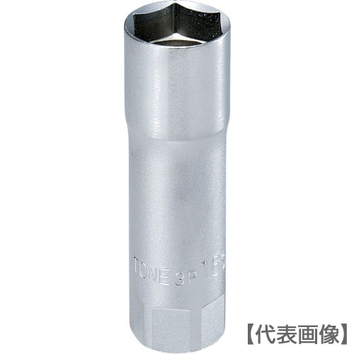 ＴＯＮＥ　プラグソケット（６角・マグネット付）　１４ｍｍ（3P-14S）369-5310【ＴＯＮＥ（株）】