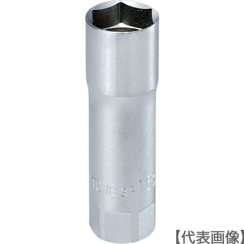 ＴＯＮＥ　ソケット（自動車整備用）　プラグソケット（６角・マグネット付）　対辺寸法１８ｍｍ（3P-18S）295-3226【ＴＯＮＥ（株）】