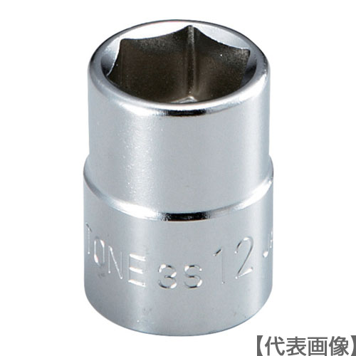 ＴＯＮＥ　ソケット（６角）　対辺寸法６ｍｍ　全長２６ｍｍ（3S-06）122-2619【ＴＯＮＥ（株）】