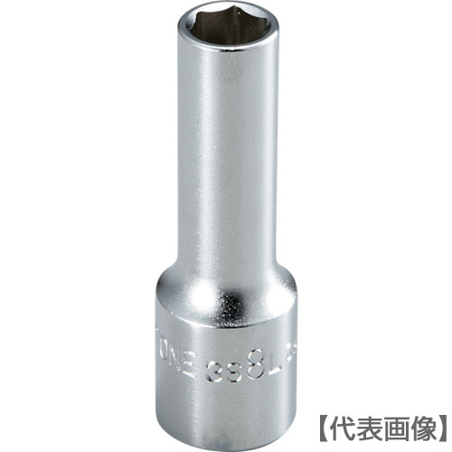 ＴＯＮＥ　ディープソケット（６角）　対辺寸法１４ｍｍ　全長５４ｍｍ（3S-14L）122-4344【ＴＯＮＥ（株）】