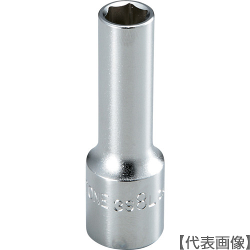 ＴＯＮＥ　ディープソケット（６角）　対辺寸法１５ｍｍ　全長５４ｍｍ（3S-15L）122-4409【ＴＯＮＥ（株）】