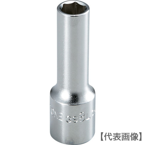 ＴＯＮＥ　ディープソケット（６角）　対辺寸法１８ｍｍ　全長５４ｍｍ（3S-18L）122-4549【ＴＯＮＥ（株）】