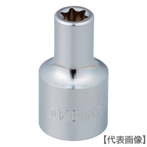ＴＯＮＥ　Ｅ型トルクスソケット　呼びＮＯ．Ｅ１４　差込角９．５ｍｍ（3TX-E14）124-9980【ＴＯＮＥ（株）】