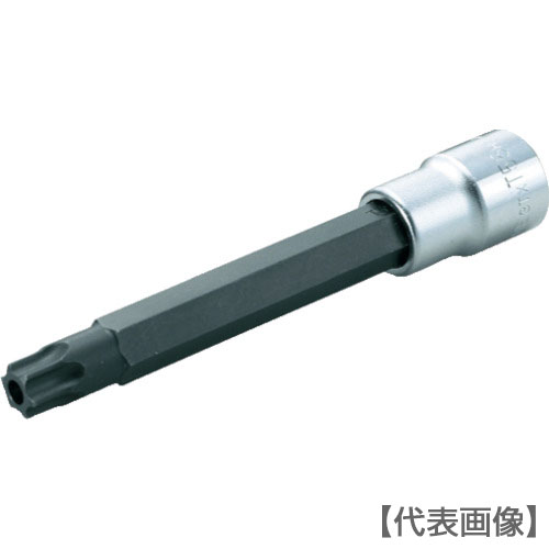 ＴＯＮＥ　ヘックスローブソケット　ロングトルクスソケット（いじり防止タイプ）　Ｔ２０　先端寸法３．８４ｍｍ（3TX-T20HL）396-3811【ＴＯＮＥ（株）】