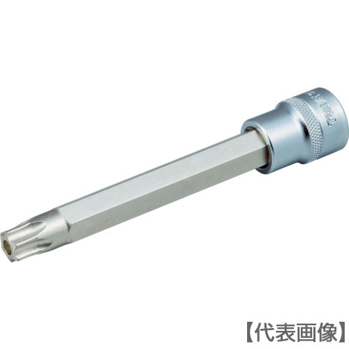ＴＯＮＥ　ヘックスローブソケット　ロングトルクスソケット（いじり防止タイプ）　Ｔ２７　先端寸法４．９６ｍｍ（3TX-T27HL）396-3853【ＴＯＮＥ（株）】