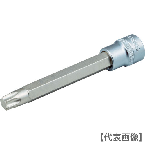 ＴＯＮＥ　ロングトルクスソケット（強力タイプ）　Ｔ２７（3TX-T27L）396-3861【ＴＯＮＥ（株）】