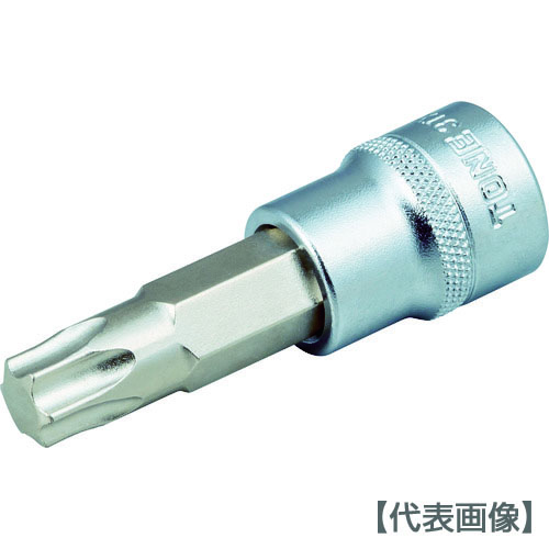 ＴＯＮＥ　ヘックスローブソケット トルクスソケット（強力タイプ） T55 差込角9.5mm 先端寸法11.17mm（3TX-T55）369-6014【ＴＯＮＥ（株）】
