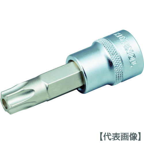 ＴＯＮＥ　ヘックスローブソケット トルクスソケット（いじり防止タイプ） T55 差込角9.5mm 先端寸法11.17mm（3TX-T55H）369-6022【ＴＯＮＥ（株）】
