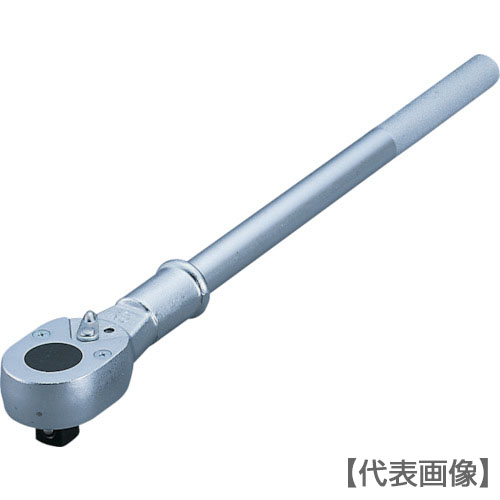 ＴＯＮＥ　ラチェットハンドル　歯数２４枚　差込角１９．０ｍｍ　全長５００ｍｍ（471）122-0420【ＴＯＮＥ（株）】
