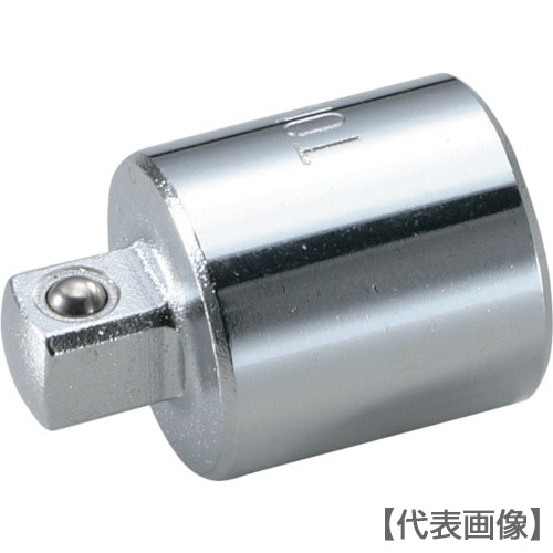 ＴＯＮＥ　ソケットアダプター　差込角９．５／６．３５ｍｍ　全長２３．９ｍｍ（48）120-8608【ＴＯＮＥ（株）】