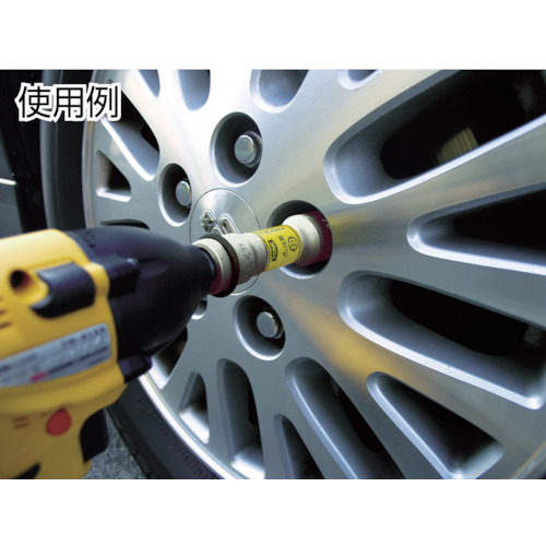 ＴＯＮＥ　インパクト用ソケット（自動車整備用）　薄型ホイルナット　差込角１２．７ｍｍ×２２ｍｍ×１３０ｍｍ（4A-22LLN）447-9521【ＴＯＮＥ（株）】