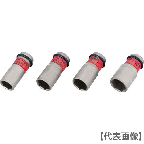 ＴＯＮＥ　インパクト用薄形ホイルナットソケット（自動車整備用）　対辺寸法２２ｍｍ　差込角１２．７ｍｍ（4A-22N）239-6378【ＴＯＮＥ（株）】