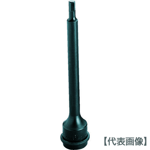 ＴＯＮＥ　インパクト用ロングヘキサゴンソケット　対辺寸法６ｍｍ　差込角１２．７ｍｍ（4AH-06L）119-7142【ＴＯＮＥ（株）】