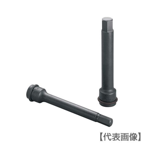 ＴＯＮＥ　インパクト用ロングヘキサゴンソケット　対辺寸法１０ｍｍ　差込角１２．７ｍｍ（4AH-10L）119-7169【ＴＯＮＥ（株）】