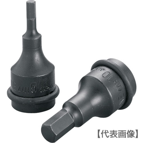 ＴＯＮＥ　インパクト用ヘキサゴンソケット　１２ｍｍ（4AH-12）119-7096【ＴＯＮＥ（株）】