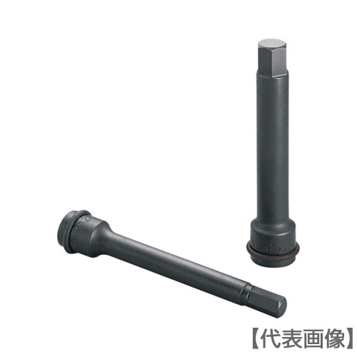 ＴＯＮＥ　インパクト用ロングヘキサゴンソケット　対辺寸法１２ｍｍ　差込角１２．７ｍｍ（4AH-12L）119-7177【ＴＯＮＥ（株）】