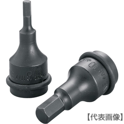 ＴＯＮＥ　インパクト用ヘキサゴンソケット　対辺寸法１７ｍｍ　差込角１２．７ｍｍ（4AH-17）119-7118【ＴＯＮＥ（株）】