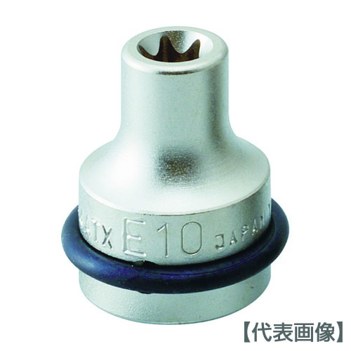ＴＯＮＥ　インパクト用ヘックスローブソケット　Ｅ１４（4ATX-E14）810-9251【ＴＯＮＥ（株）】