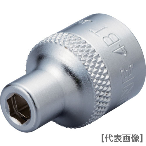 ＴＯＮＥ　ソケットビットアダプター　ビットホルダーソケット　差込角１２．７ｍｍ　二面幅寸法６．３５ｍｍ（4BT）810-9769【ＴＯＮＥ（株）】