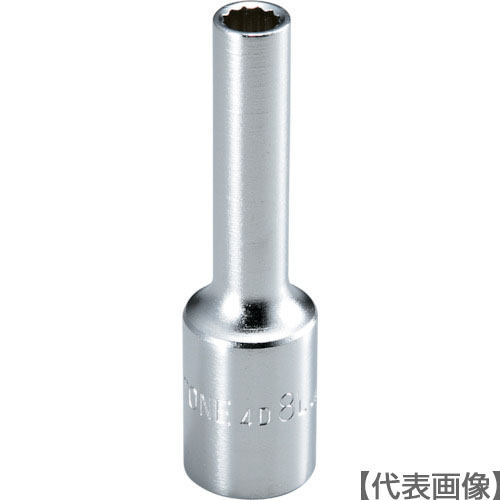 ＴＯＮＥ　ディープソケット（１２角）　対辺寸法１２ｍｍ　全長８３ｍｍ（4D-12L）122-4182【ＴＯＮＥ（株）】