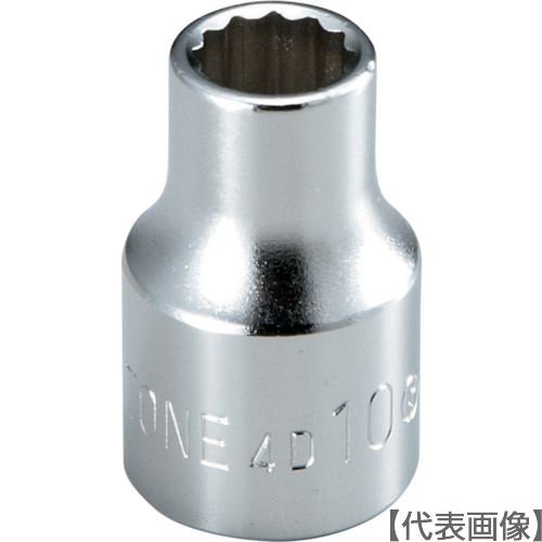 ＴＯＮＥ　ソケット（１２角）　対辺寸法１６ｍｍ　全長３６ｍｍ（4D-16）122-3119【ＴＯＮＥ（株）】