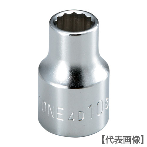 ＴＯＮＥ　ソケット（１２角）　対辺寸法１７ｍｍ　全長３７ｍｍ（4D-17）122-3178【ＴＯＮＥ（株）】